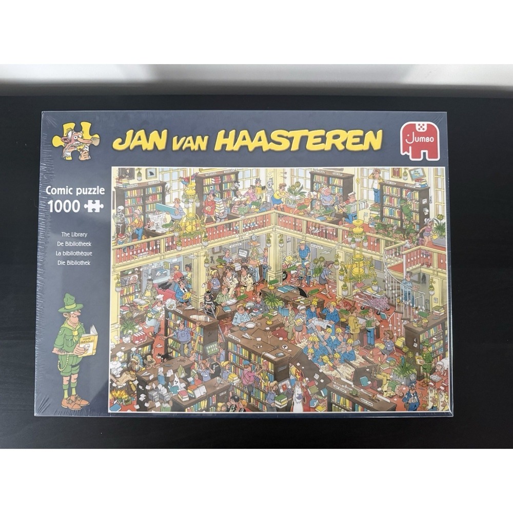 Jan Van Haasteren Puzzle Darts Comic Jumbo 1000 Piece Netherlands Jigsaw New